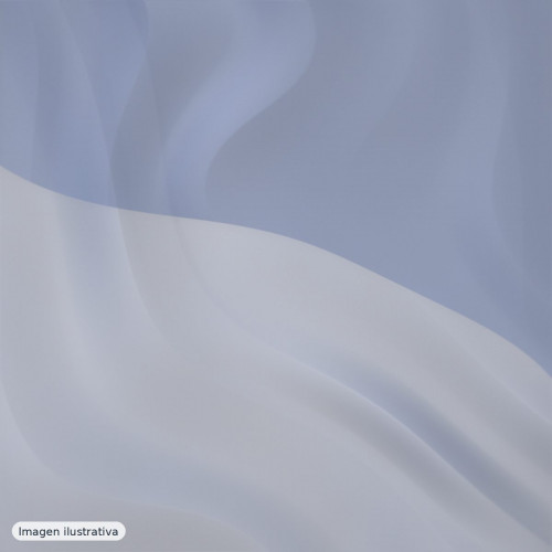 Organza Iris tono azul — 100% poliéster