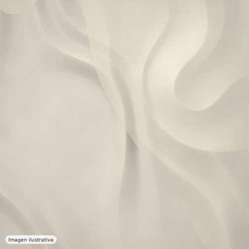 Organza Iris tono crudo — 100% poliéster