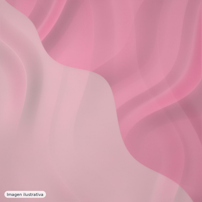 Organza Iris tono fucsia — 100% poliéster