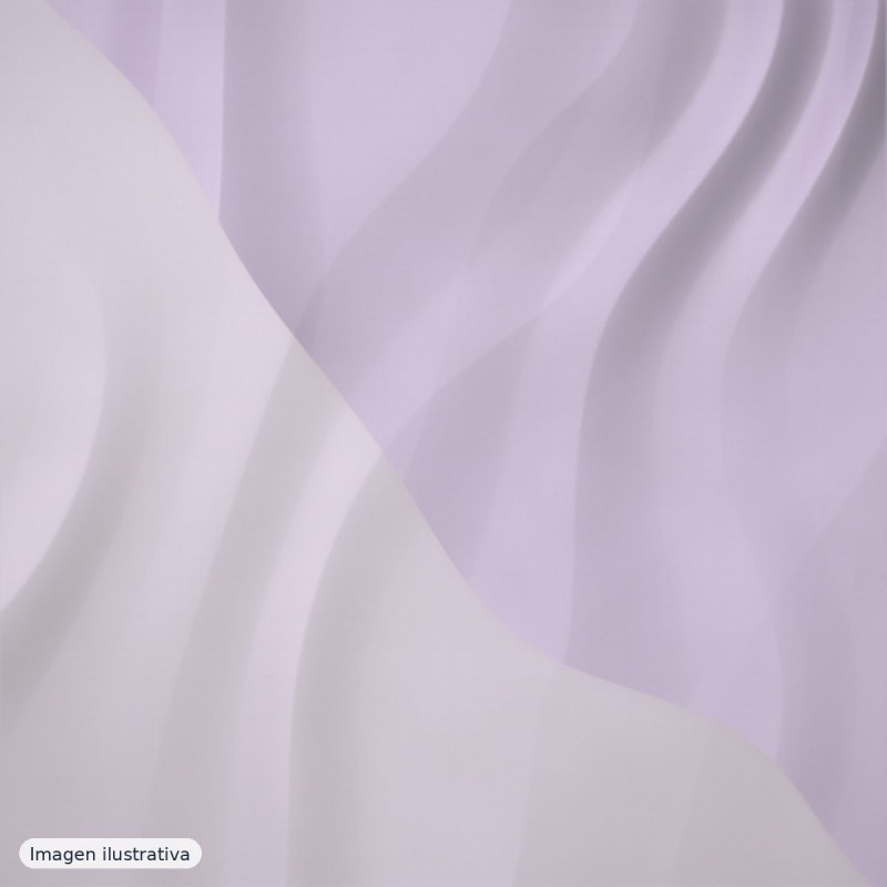 Organza Iris tono lila — 100% poliéster