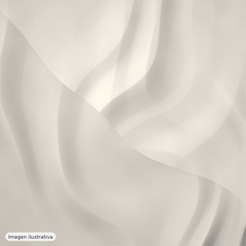 Organza poliéster blanca natural — 100% poliéster
