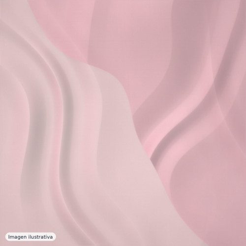 Organza rosa crinkel brillante — 97% poliéster