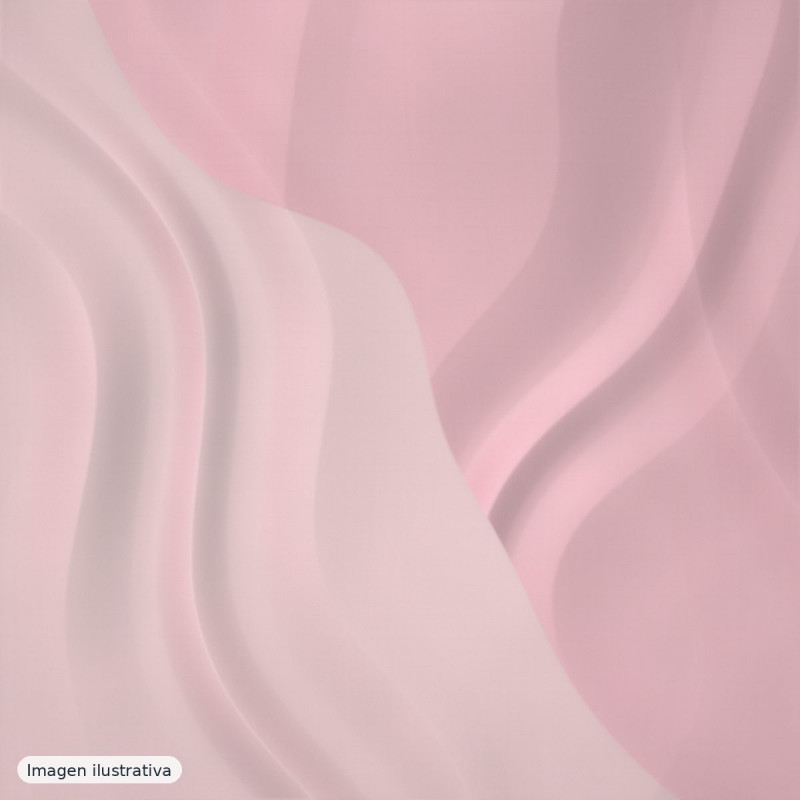 Organza rosa crinkel brillante — 97% poliéster