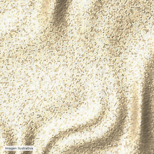 Paillete beige negro — 50% poliéster