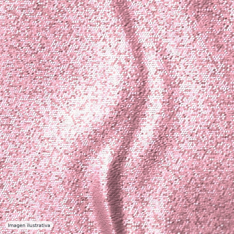 Paillette pedreria degradé rosa y frambuesa y marrón rojizo multicolor
