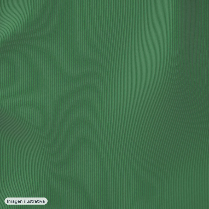 Pana cordelé spandex verde — 97% algodón