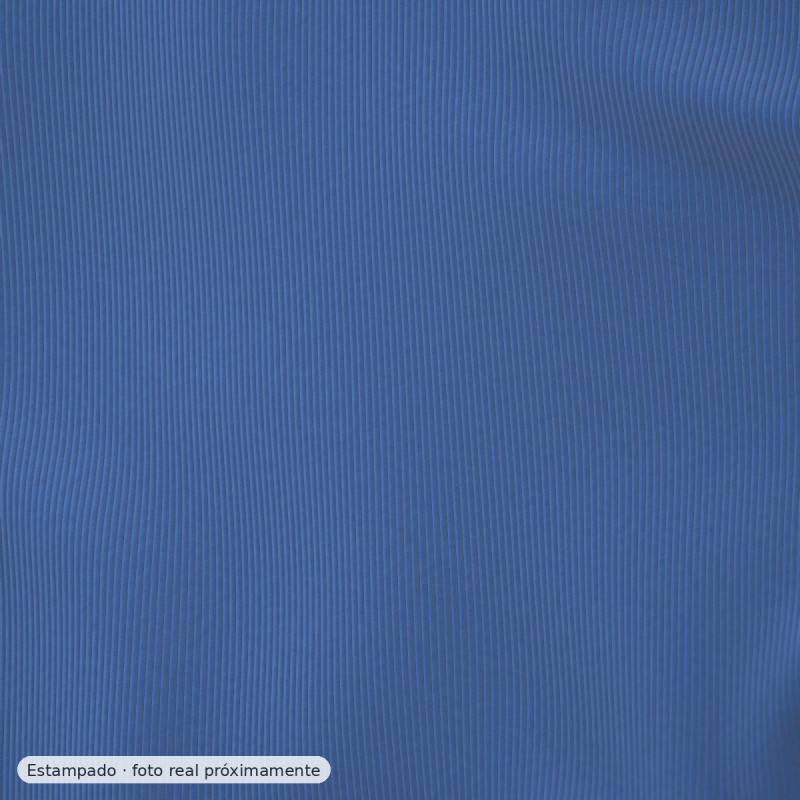 Pana estampada flores vintage azul — 87% poliéster