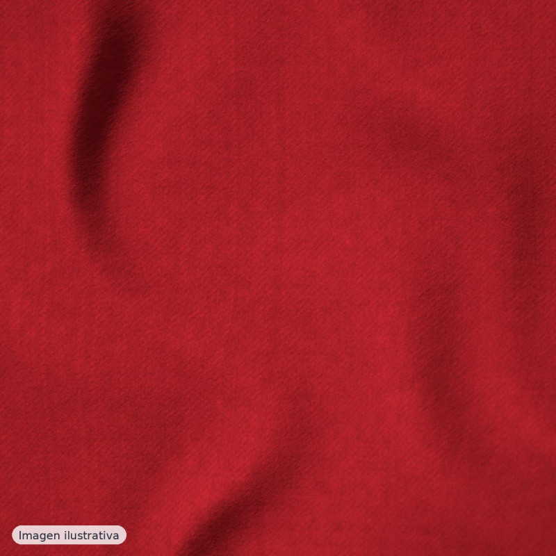 Pañete lana rojo — 80% lana
