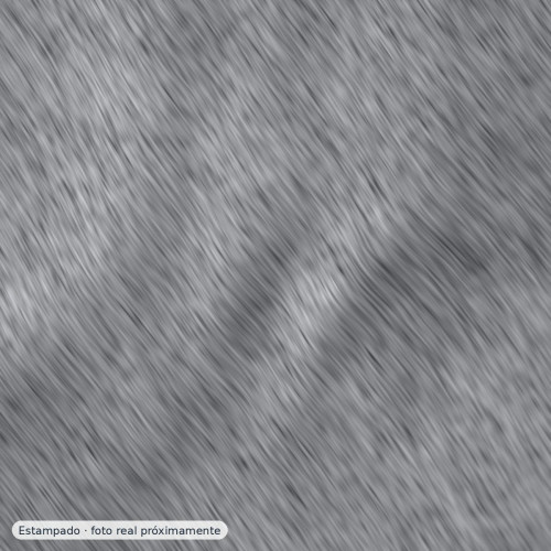 Pelo animal largo efecto ondulado gris — 100% poliamida