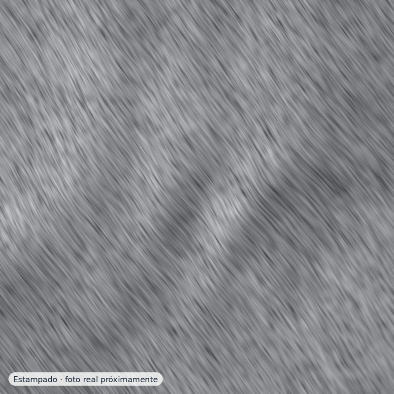 Pelo animal largo efecto ondulado gris — 100% poliamida