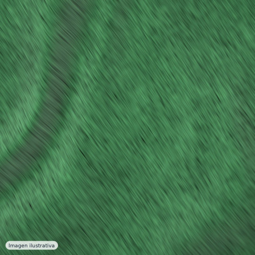Pelo largo efecto zorro Zafira verde y negro — 100% poliéster Pelo largo efecto zorro Zafira verde y negro — 100% poliéster