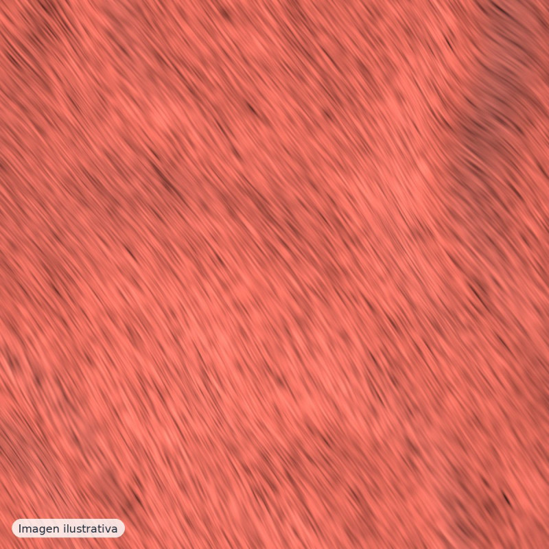 Pelo sintético coral — 100% poliéster
