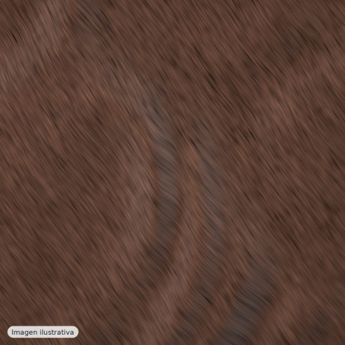 Pelo sintético marrón camel — 100% poliéster