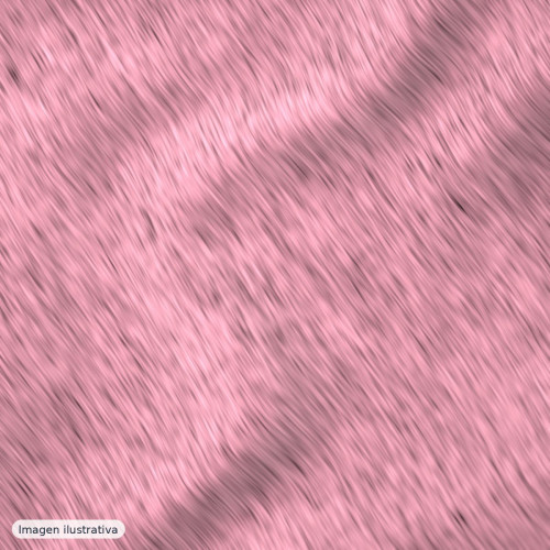 Pelo sintético rosa — 100% poliéster
