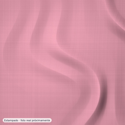 Percal estampado Nairobi rosa verde agua — 100% algodón