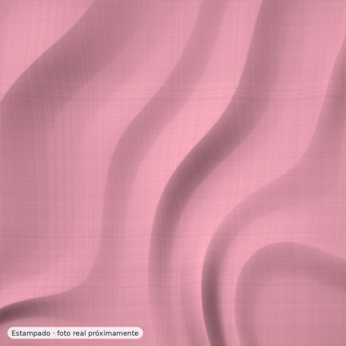 Percal estampado ramilletes fondo rosa — 100% algodón
