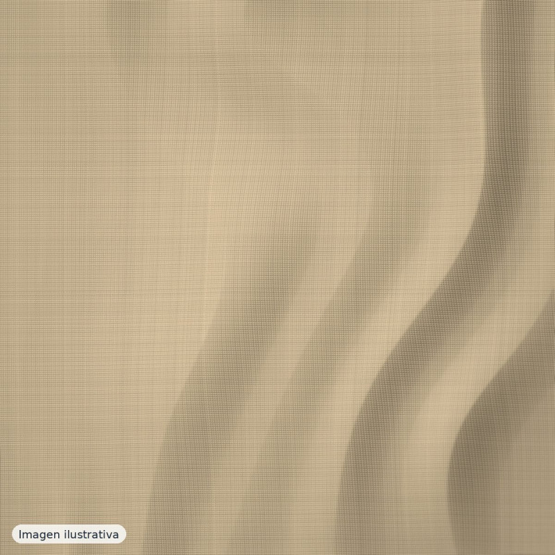 Piqué waffle algodón orgánico beige piedra — 100% algodón