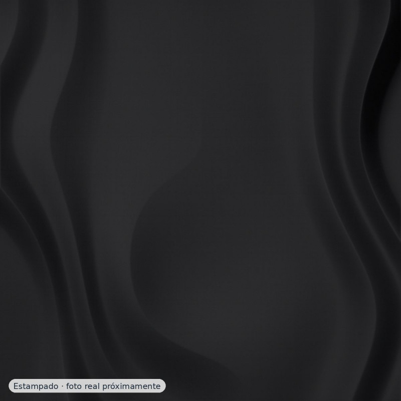 Plana bambú floral negro — 100% bambú