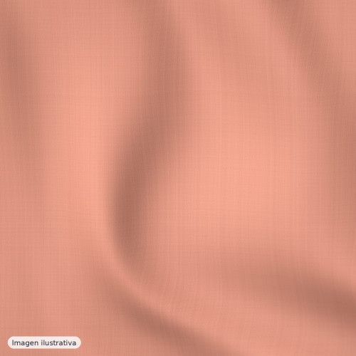 Plana bielástica color salmón — 98% poliéster
