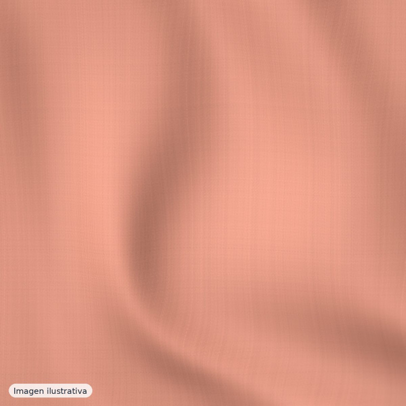Plana bielástica color salmón — 98% poliéster