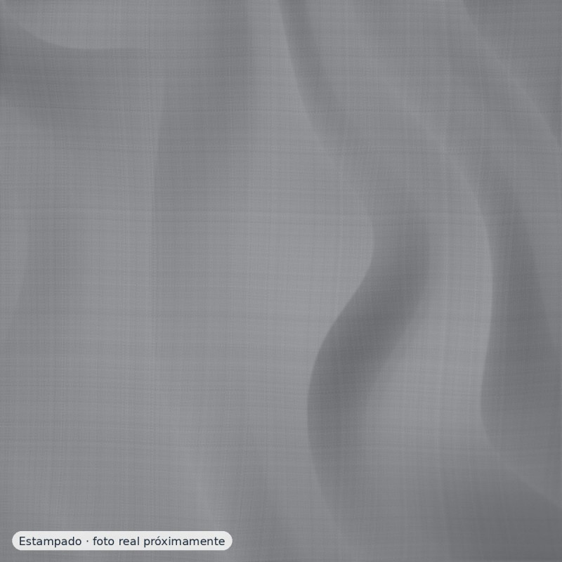 Popelín algodón floral vintage gris — 100% algodón
