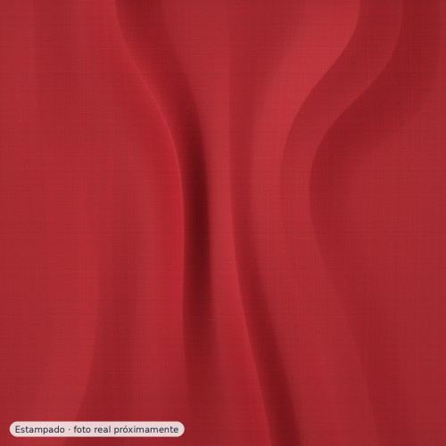 Popelín estampado flor Liberty fondo rojo — 100% algodón