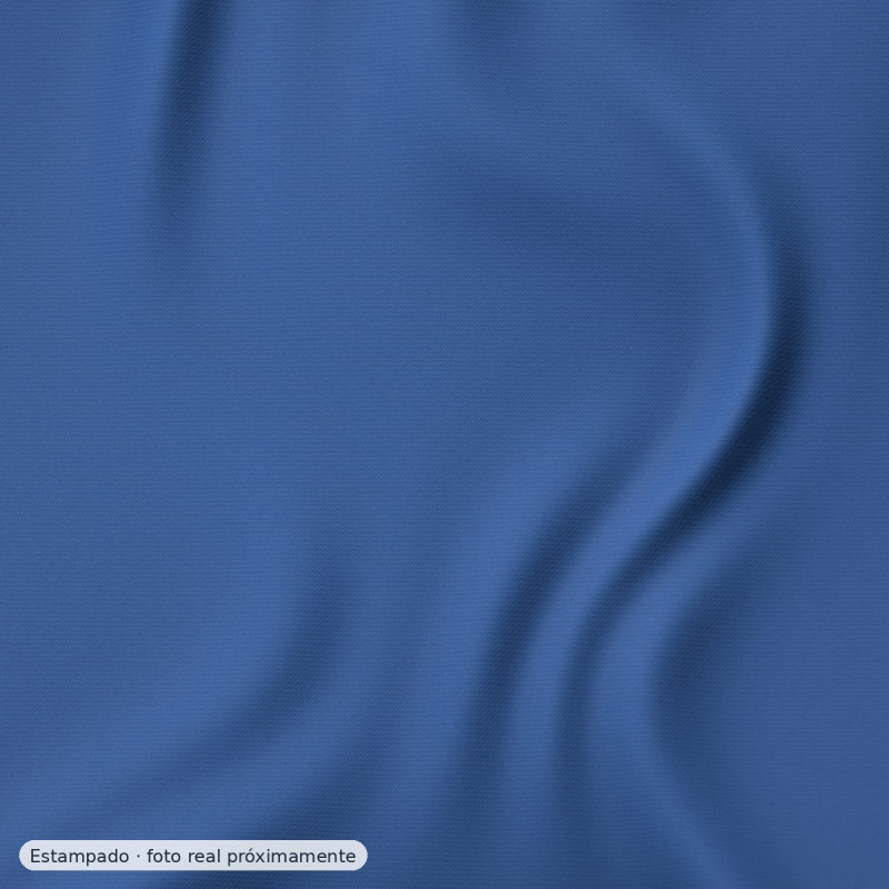 Punto algodón Snowy azul — 92% algodón