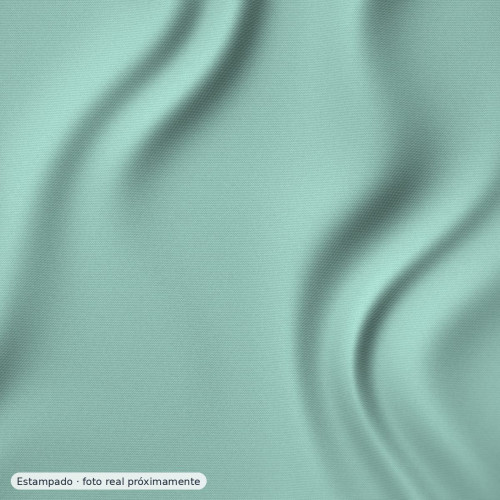 Punto algodón Snowy verde agua — 92% algodón
