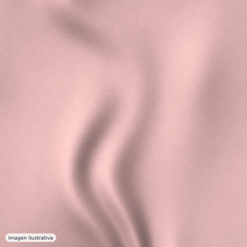 Punto crepé neopreno rosa palo — 95% poliéster