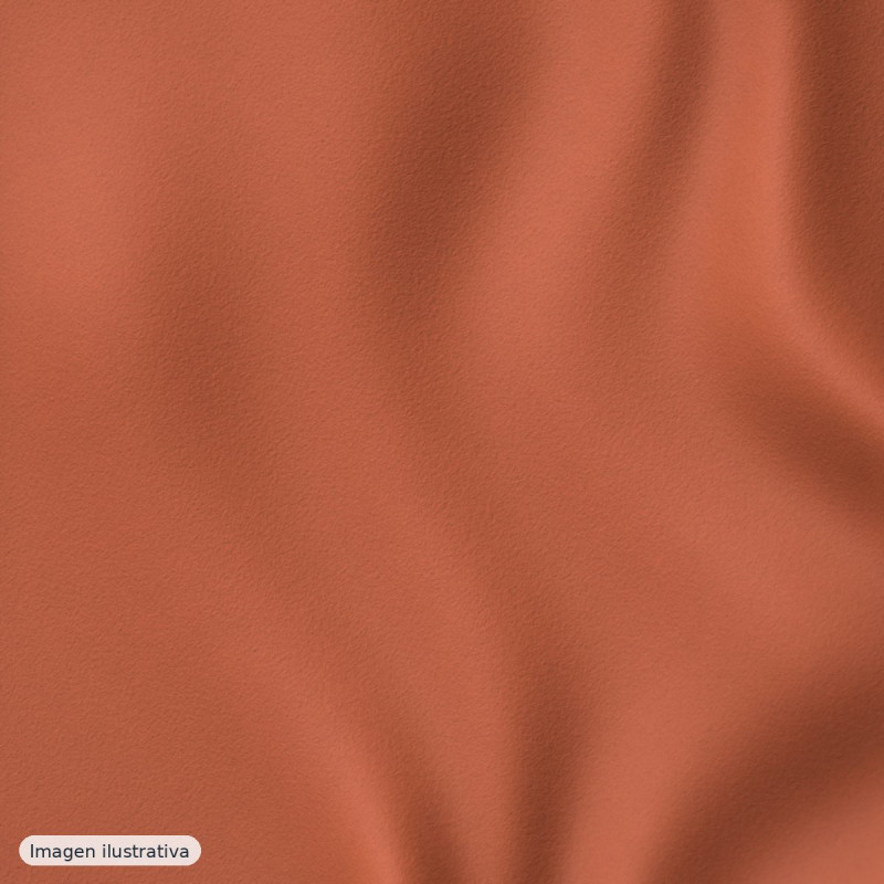 Punto crepé neopreno terracota — 95% poliéster