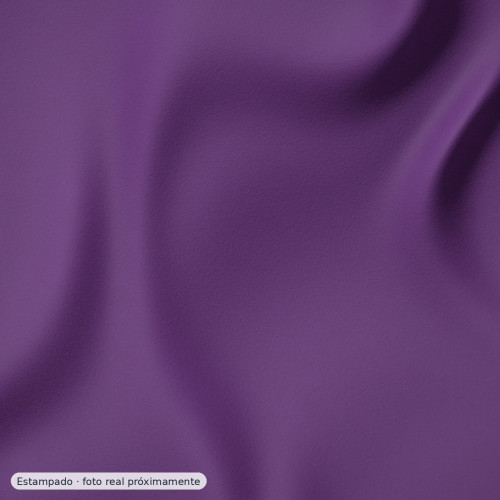 Punto neopreno dibujo geométrico morado — 100% poliéster