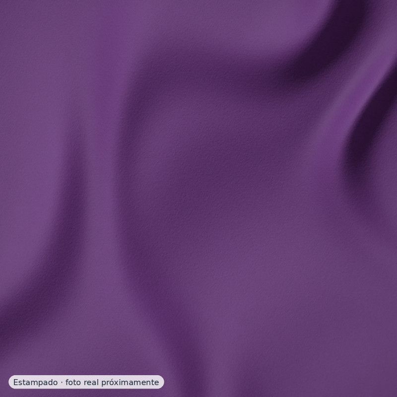 Punto neopreno dibujo geométrico morado — 100% poliéster