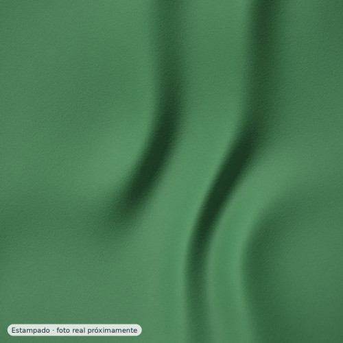 Punto neopreno dibujo geométrico verde — 100% poliéster