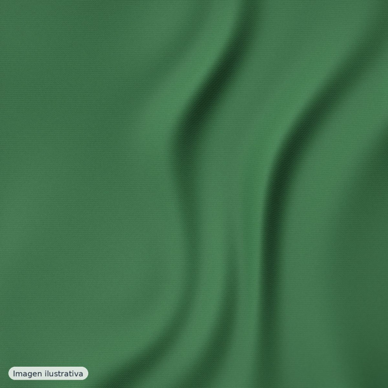 Punto plumita verde — 100% poliéster