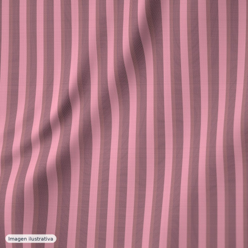 Punto roma jacquard rayas rosa marrón negro — 66% poliéster