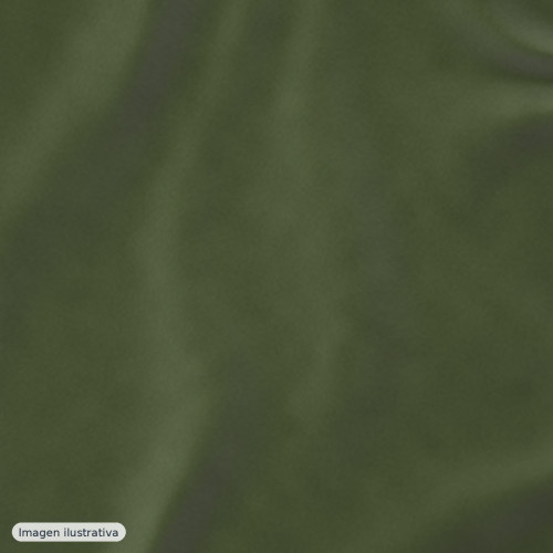 Punto scuba antelina velour verde militar — 96% poliéster