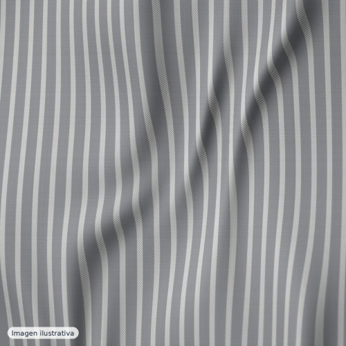 Raya campera gris strench — 95% poliéster