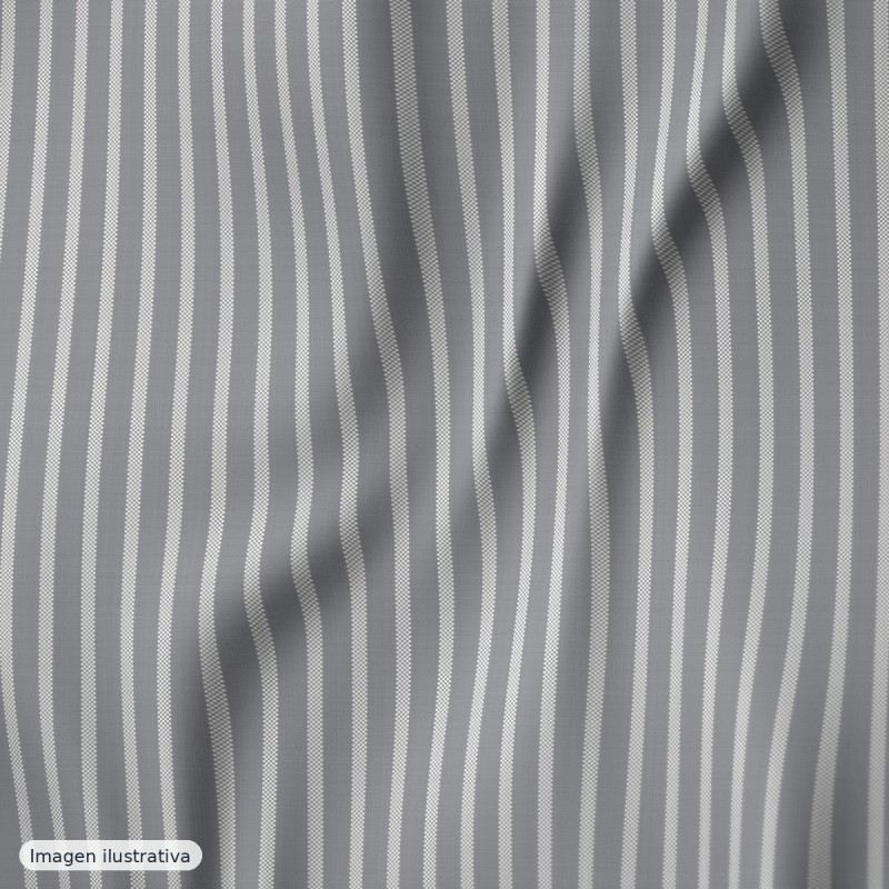 Raya campera gris strench — 95% poliéster