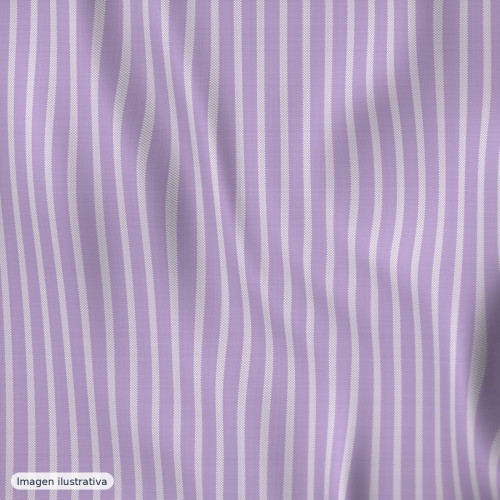 Rayas lila pequeño 4mm — 65% poliéster