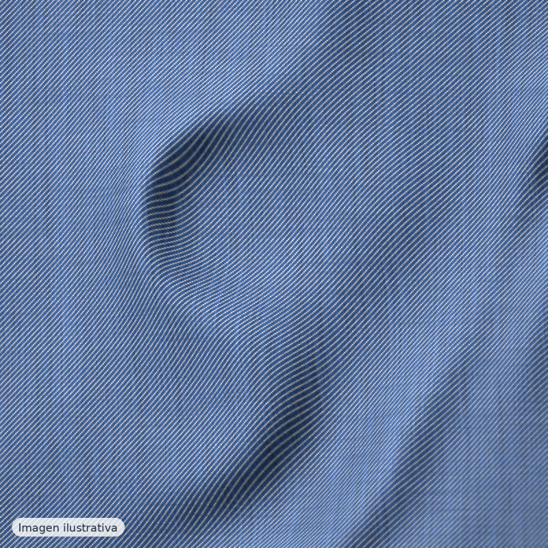Reciclada denim twill algodón reciclado de vaqueros evans — 100% algodón