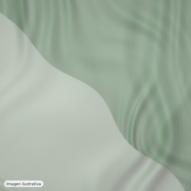 Red verde con pedrería brillante — 100% poliéster