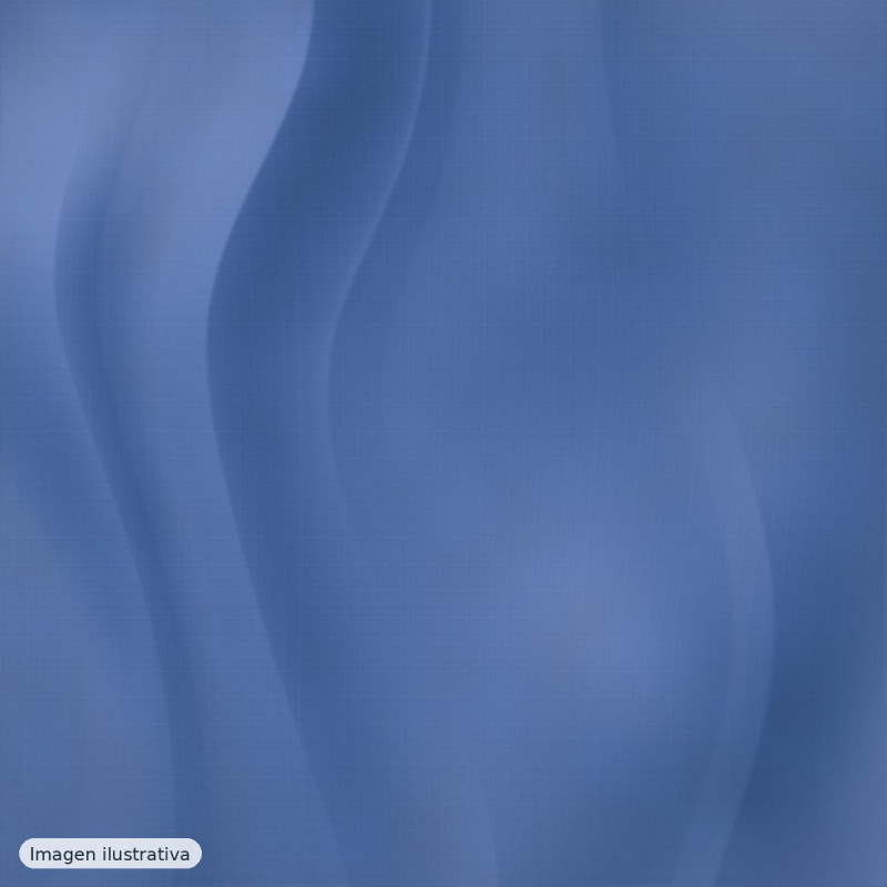 Repelente al agua azul lisa — 100% poliéster