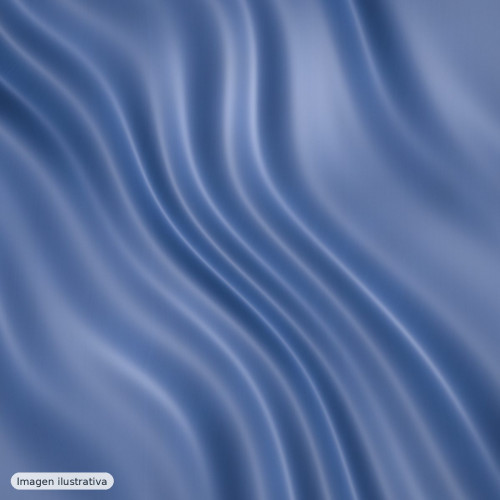 Satén efecto seda azul empolvado — 100% poliéster Satén efecto seda azul empolvado — 100% poliéster