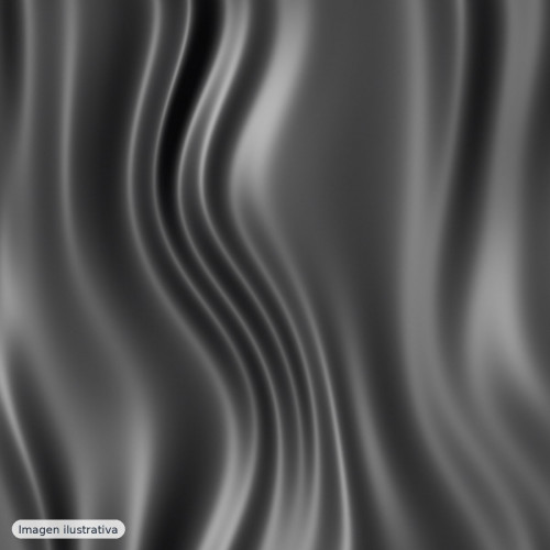 Satén efecto seda negro — 100% poliéster