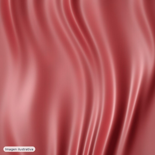 Satén efecto seda rojo manzana — 100% poliéster