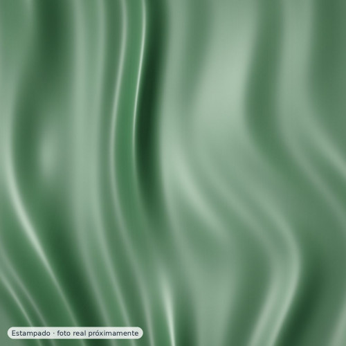 Satén efecto seda verde cactus — 100% poliéster