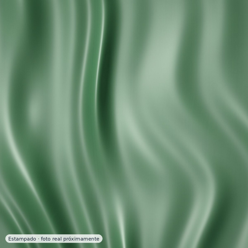Satén efecto seda verde cactus — 100% poliéster