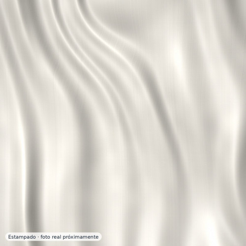 Satén estampado abstract — 100% poliéster