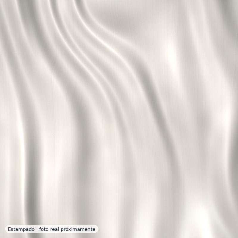 Satén estampado abstract — 100% poliéster