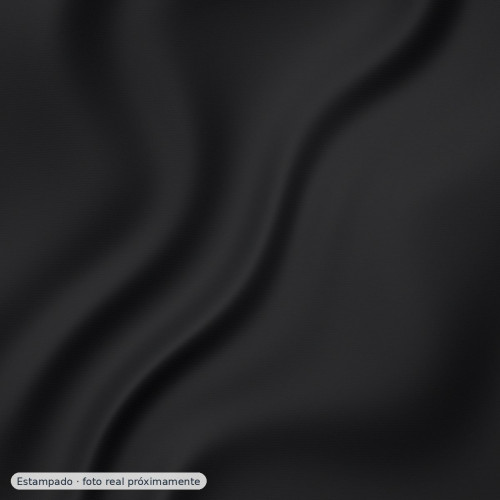 Satén licra estampado fondo negro — 100% poliéster